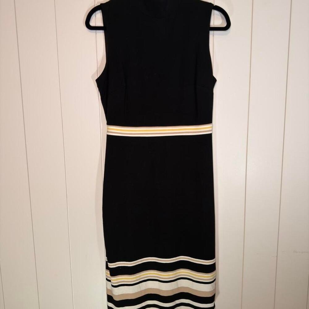 White House Black Market Black Midi Dress, Size 4
